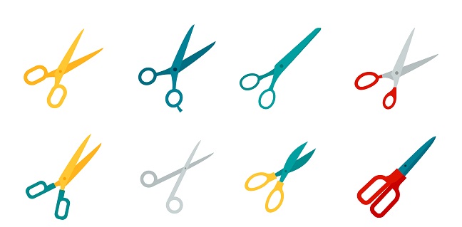 Scissors Icons Flat